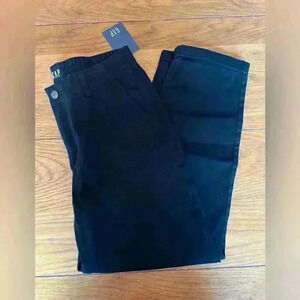 GAP Classic Twill Pant in Black Women’s 10 NWT